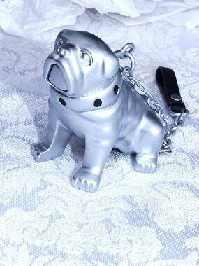 Pewter Bulldog on a Leach NIB